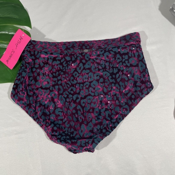 NWT Betsey Johnson [ Small‎ ] Leopard Wild Instincts Bikini Bottoms - Picture 7 of 12